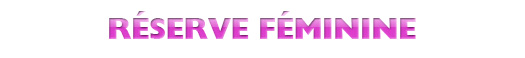Réserve Féminine